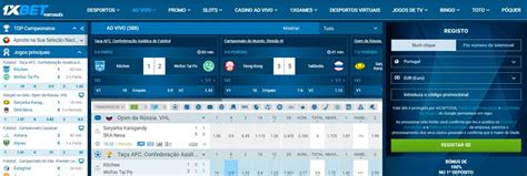 Apostas desportivas online 1xBET .